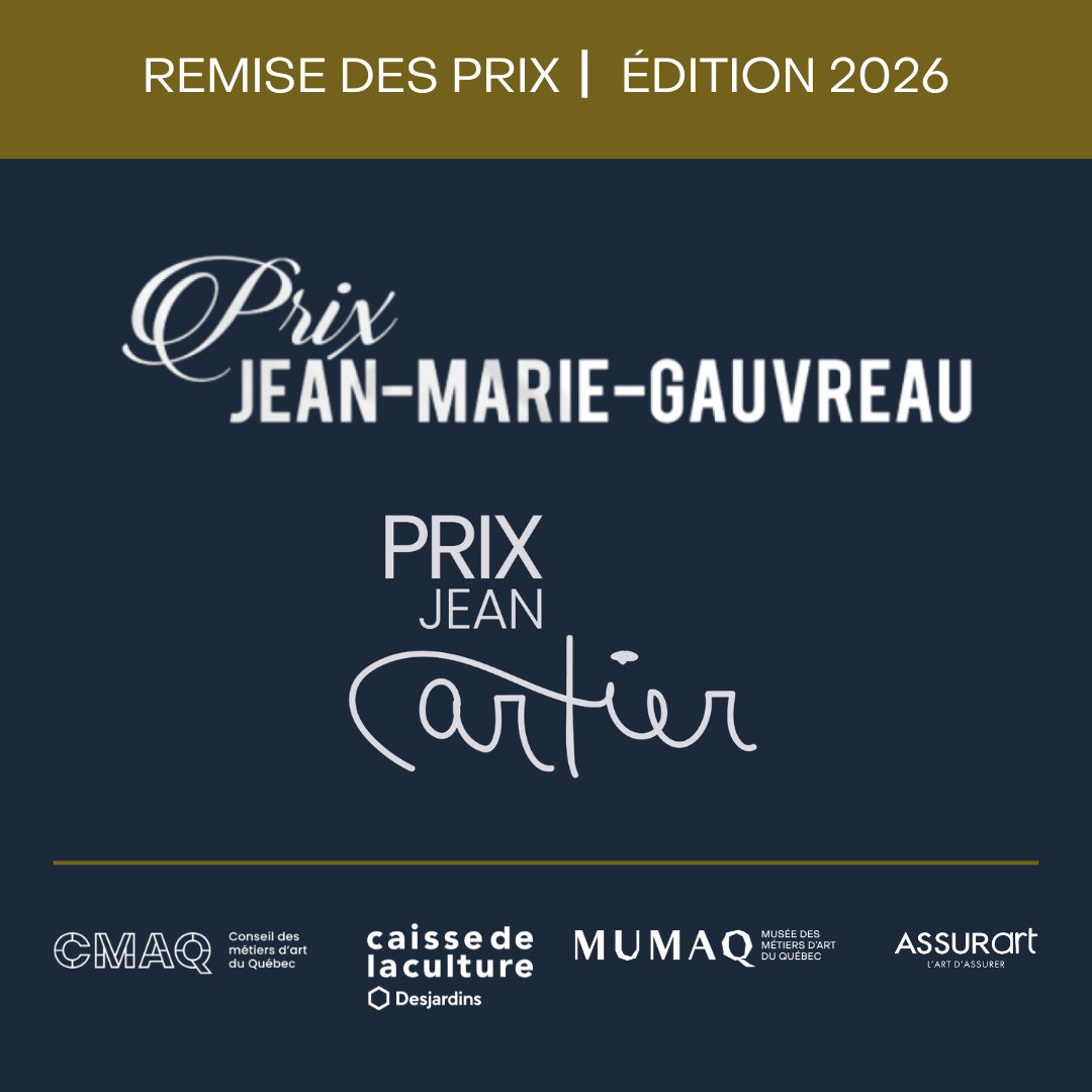 Remise des Prix Jean-Marie-Gauvreau et Jean-Cartier 2026